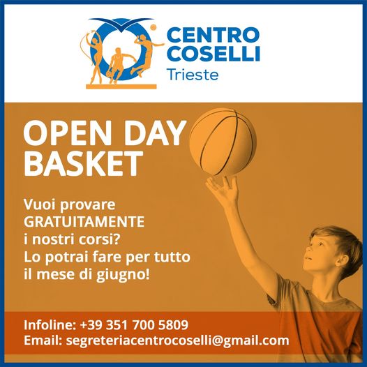 GIUGNO 2023: OPEN DAY DI MINIBASKET