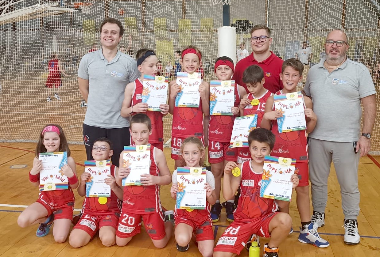 MINIBASKET 2014, IL CENTRO COSELLI VINCE IL TORNEO INTERNAZIONALE DI NOVA GORICA!